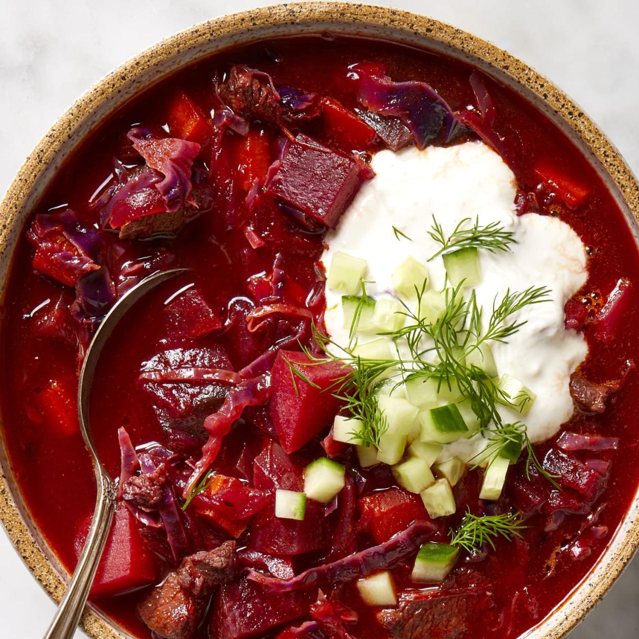 Classic Beet Borscht