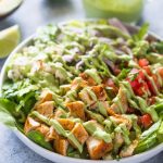 How to make Chicken salad with avocado sauce