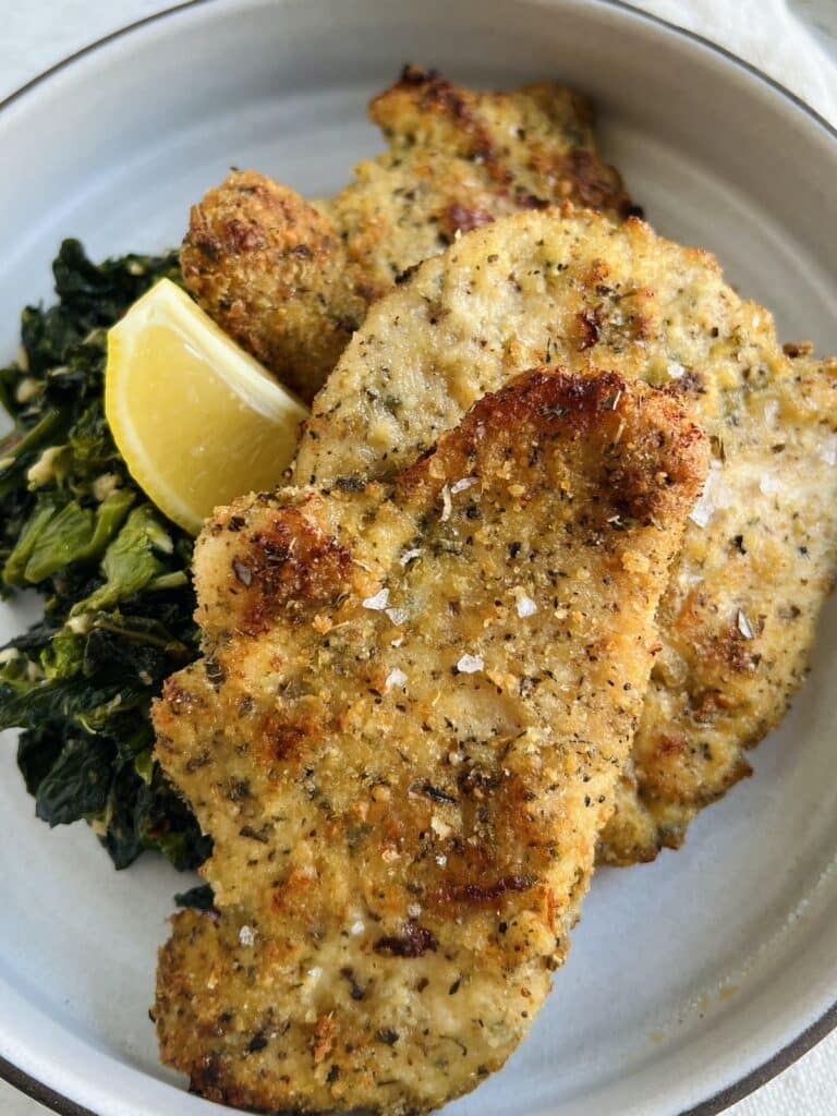 Baked Chicken Cutlets, Italian-Style - Mangia with Michele