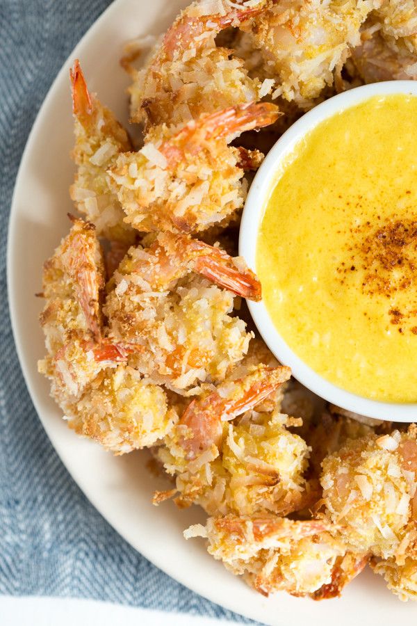 Crispy Coconut Shrimp with Tropical Mango Dipping Sauce