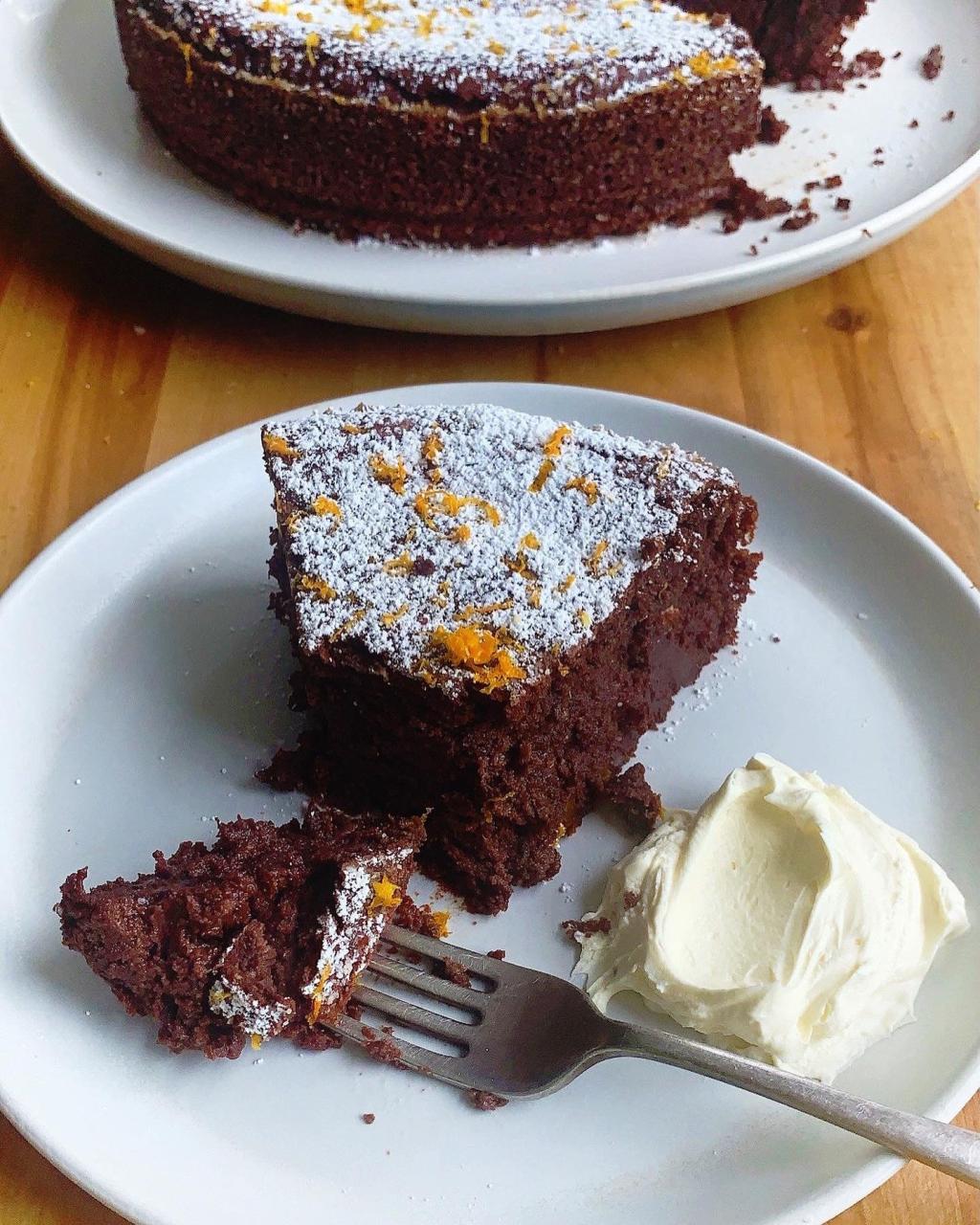 Flourless Chocolate + Chestnut Cake — Georgia Levy