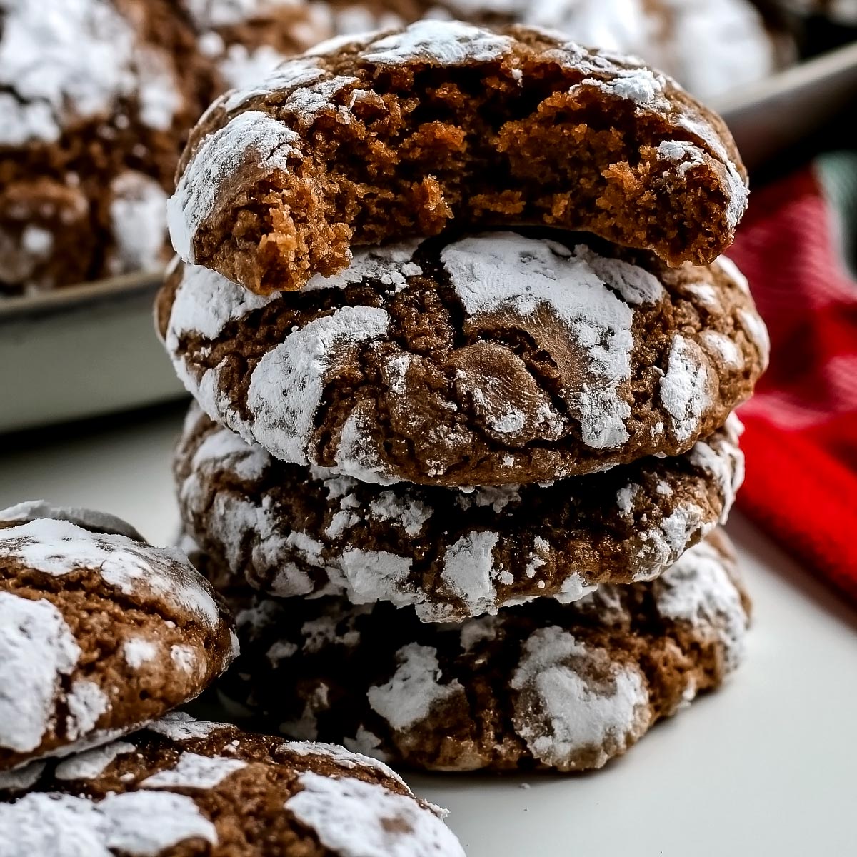 Chocolate Crinkle Cookies