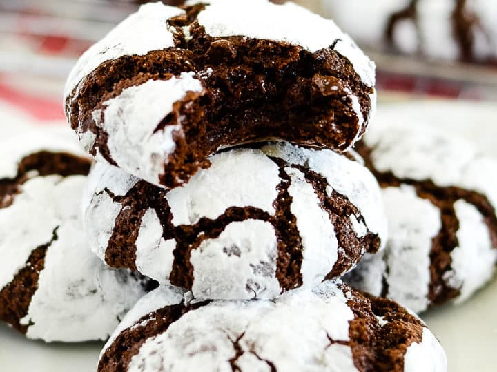 Chocolate Crinkle Cookies