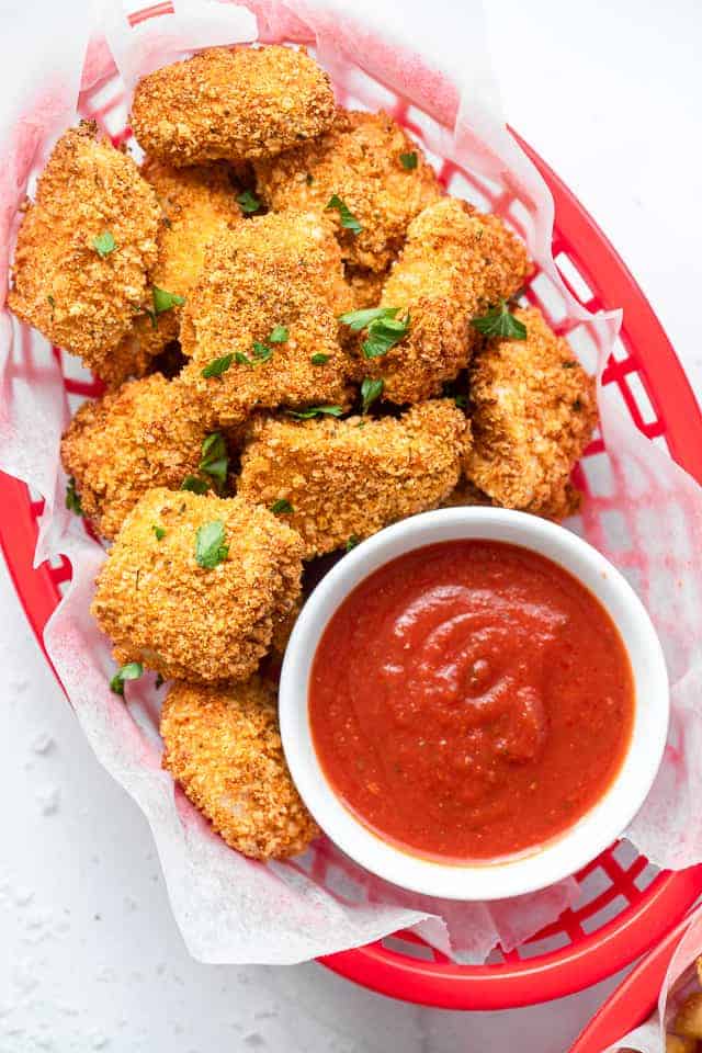 Crispy Air Fryer Chicken Nuggets | Food Faith Fitness