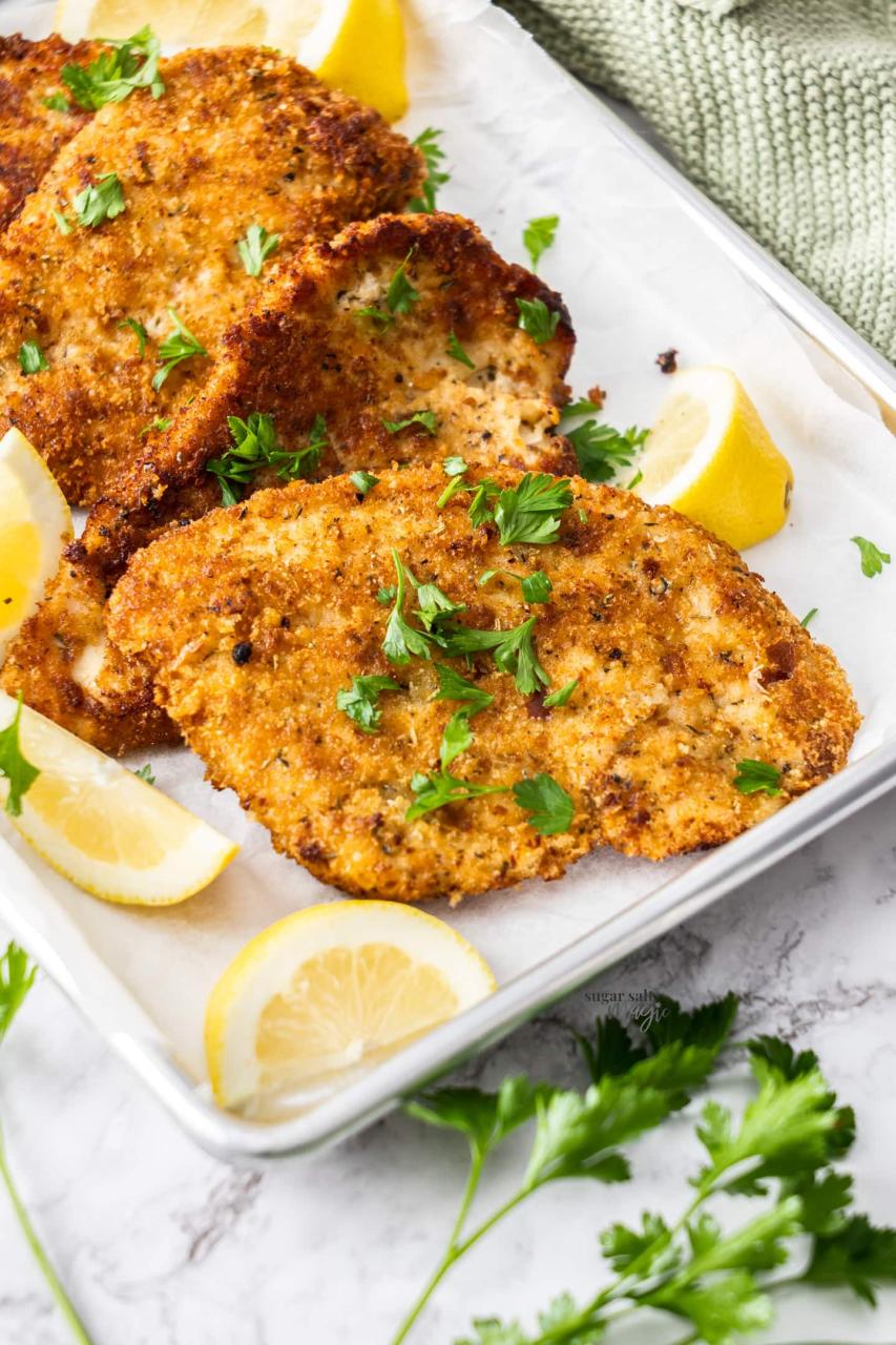 Italian Chicken Cutlets - Sugar Salt Magic