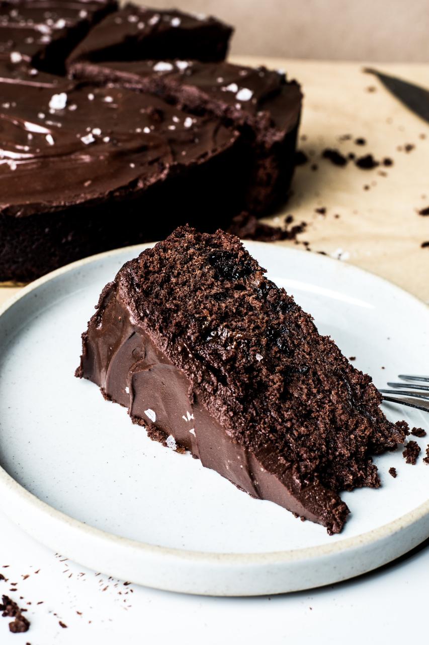 California Prune Chocolate Cake — Flourishing Foodie