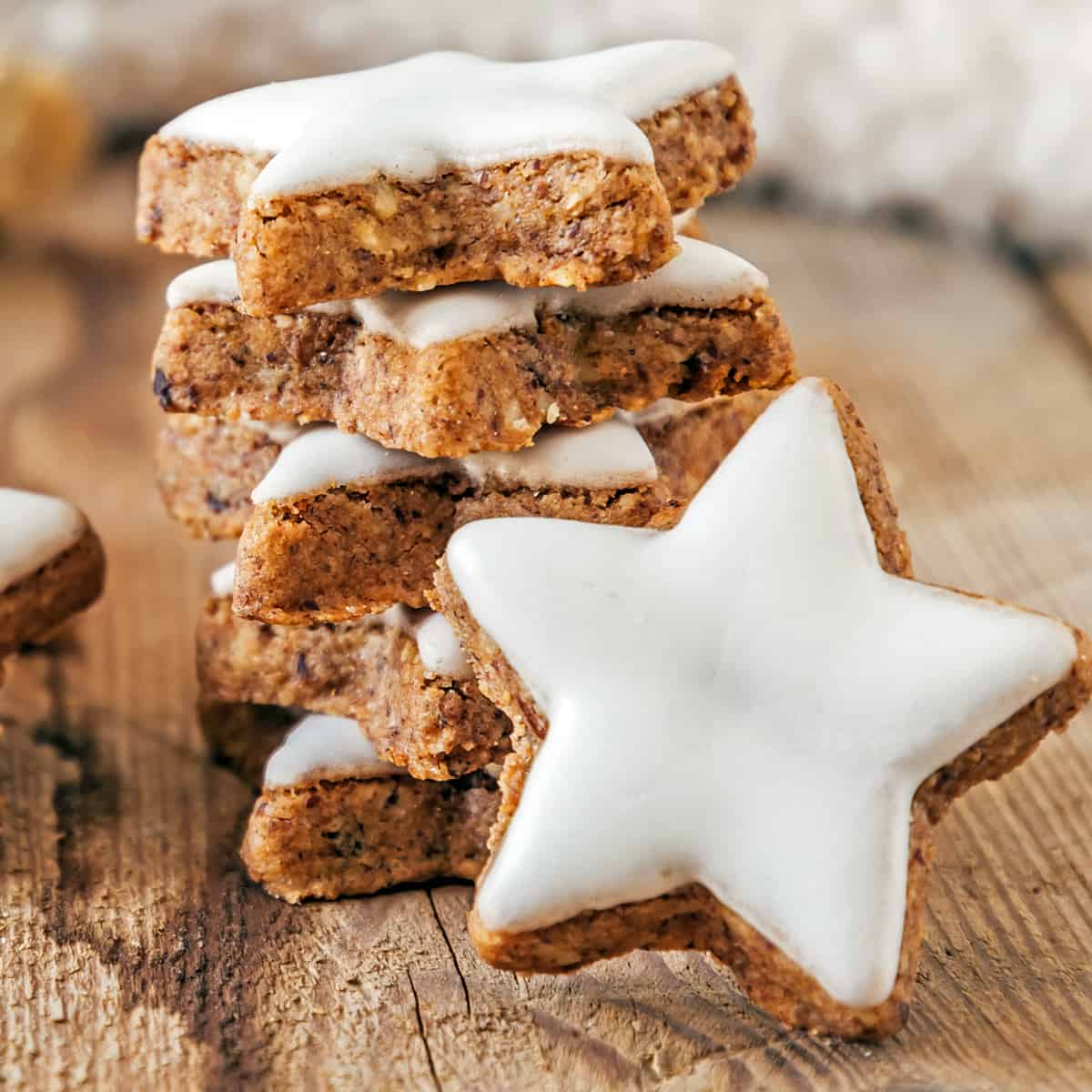 Zimtsterne (German Cinnamon Stars) - The Daring Gourmet