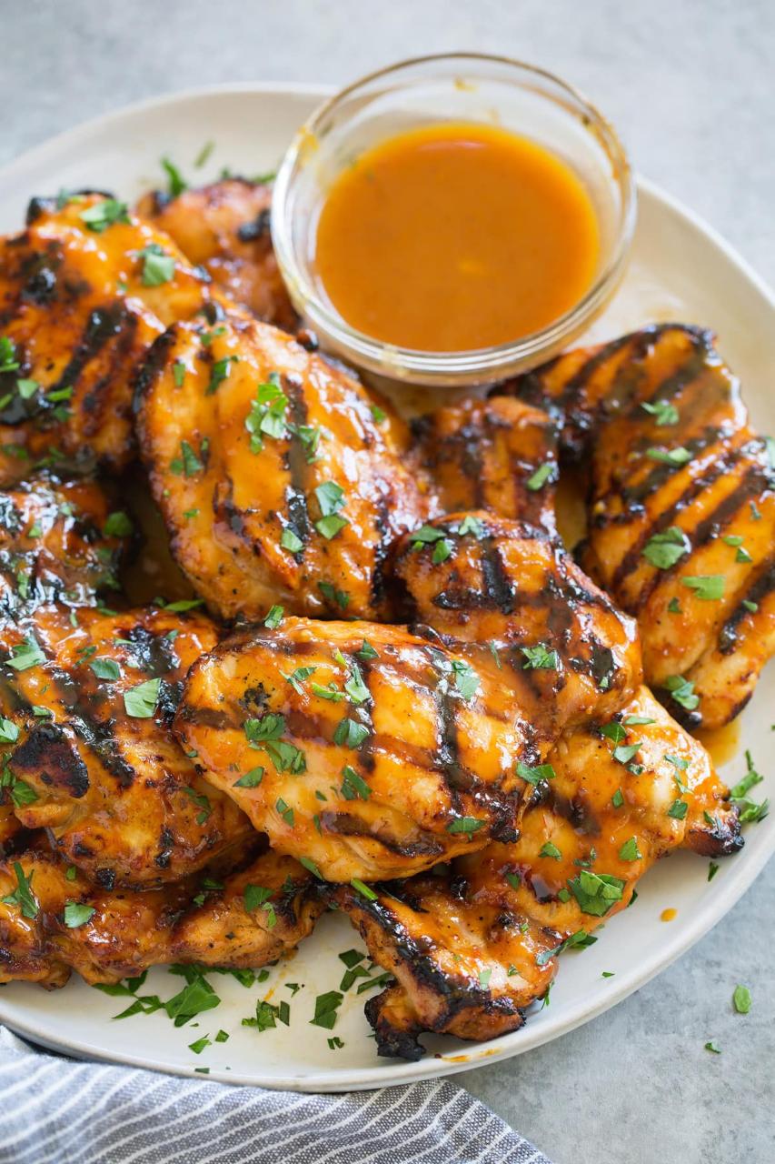 Sticky Honey Orange Grilled Chicken